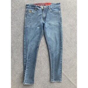 Superdry Men’s Jeans 03 TYLER Slim Fit Blue Stretch Denim Zip Fly - W36 L34